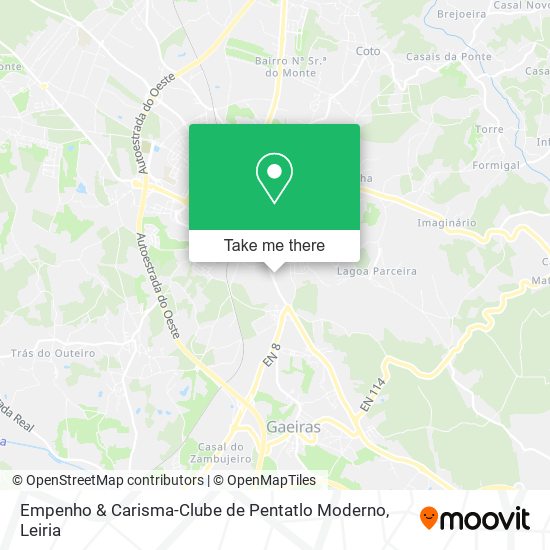 Empenho & Carisma-Clube de Pentatlo Moderno map