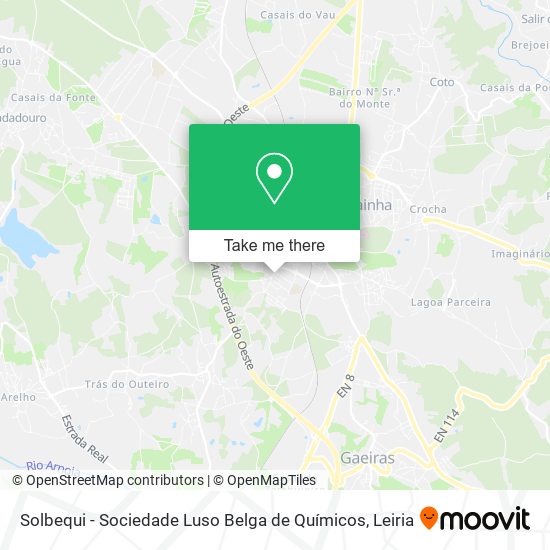 Solbequi - Sociedade Luso Belga de Químicos map
