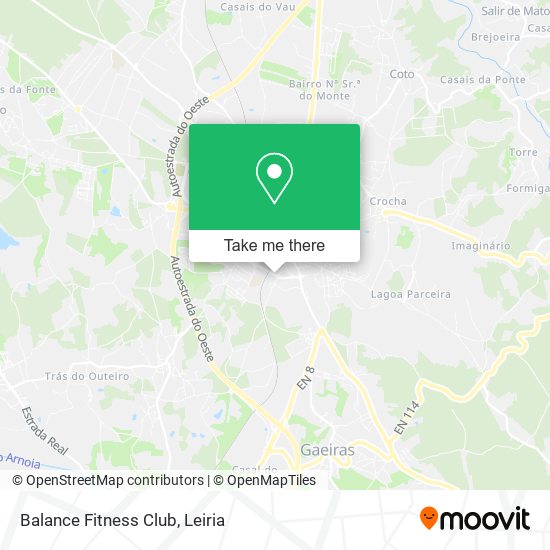 Balance Fitness Club mapa