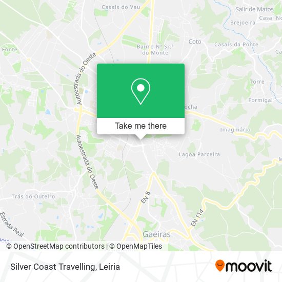 Silver Coast Travelling mapa