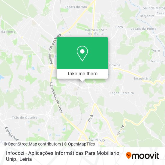 Infocozi - Aplicações Informáticas Para Mobiliario, Unip. map