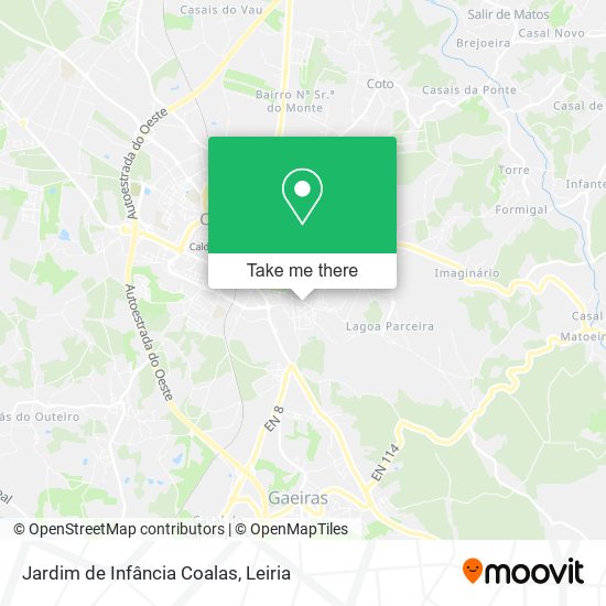 Jardim de Infância Coalas map