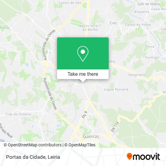Portas da Cidade mapa