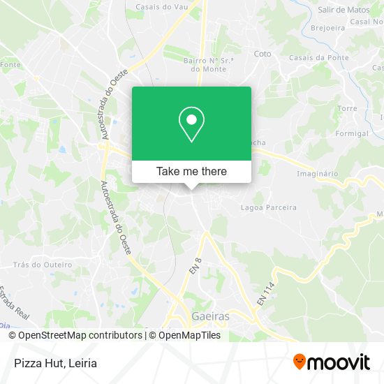 Pizza Hut mapa