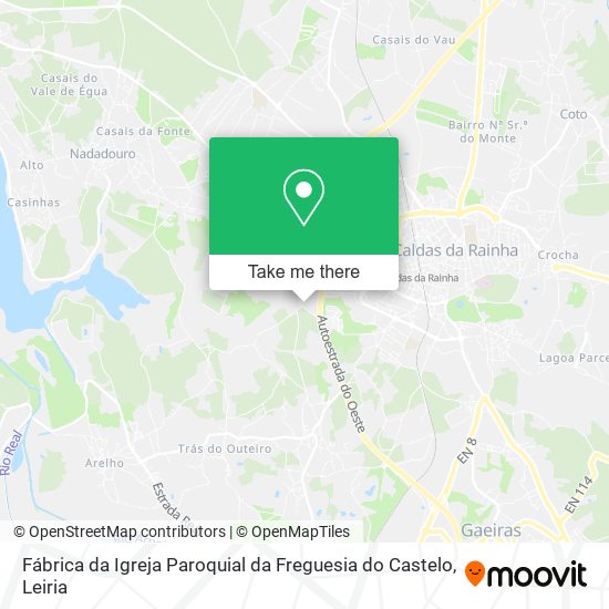 Fábrica da Igreja Paroquial da Freguesia do Castelo mapa