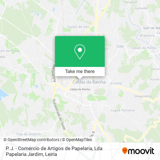 P. J. - Comércio de Artigos de Papelaria, Lda Papelaria Jardim map