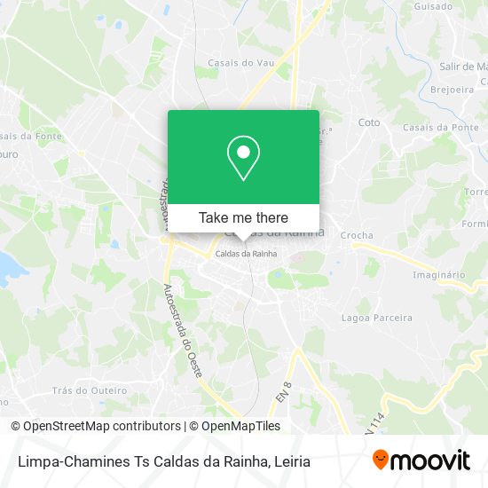 Limpa-Chamines Ts Caldas da Rainha map