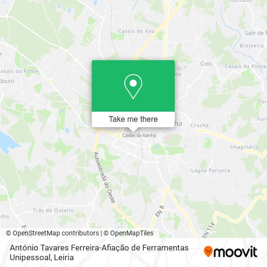 António Tavares Ferreira-Afiação de Ferramentas Unipessoal mapa