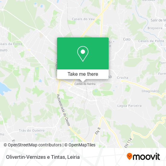 Olivertin-Vernizes e Tintas map