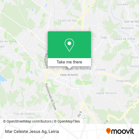 Mar Celeste Jesus Ag mapa