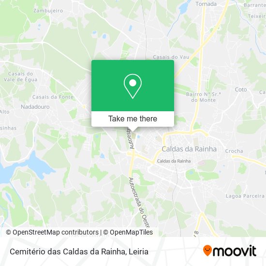 Cemitério das Caldas da Rainha map