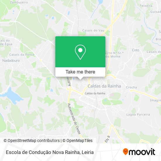 Escola de Condução Nova Rainha map