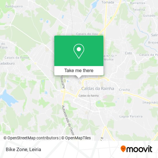 Bike Zone map