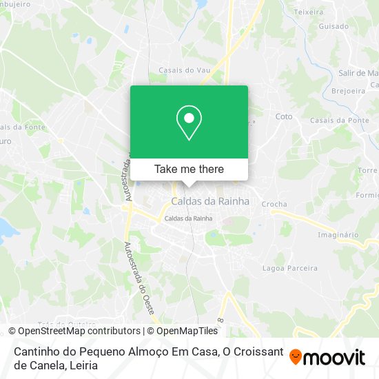 Cantinho do Pequeno Almoço Em Casa, O Croissant de Canela map