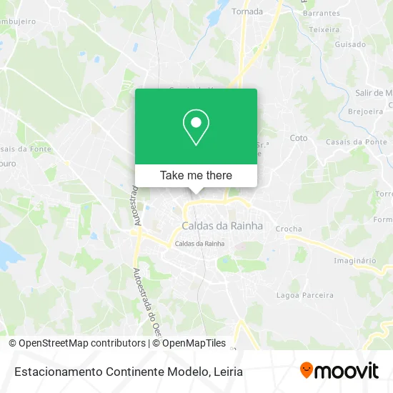 Estacionamento Continente Modelo map