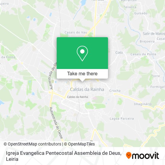 Igreja Evangelica Pentecostal Assembleia de Deus mapa