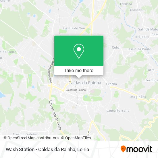 Wash Station - Caldas da Rainha mapa