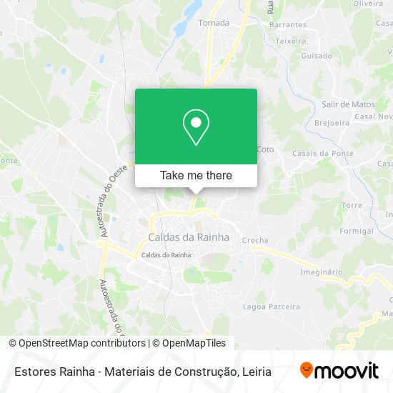 Estores Rainha - Materiais de Construção map