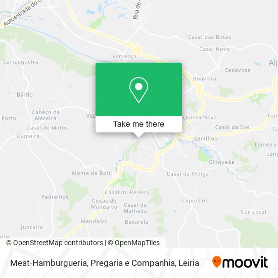 Meat-Hamburgueria, Pregaria e Companhia map