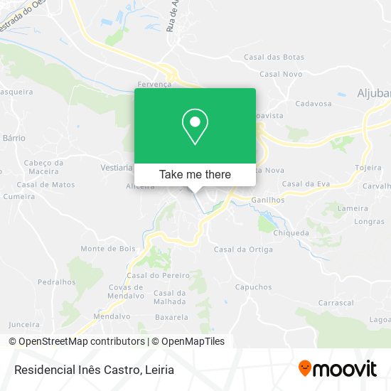 Residencial Inês Castro mapa