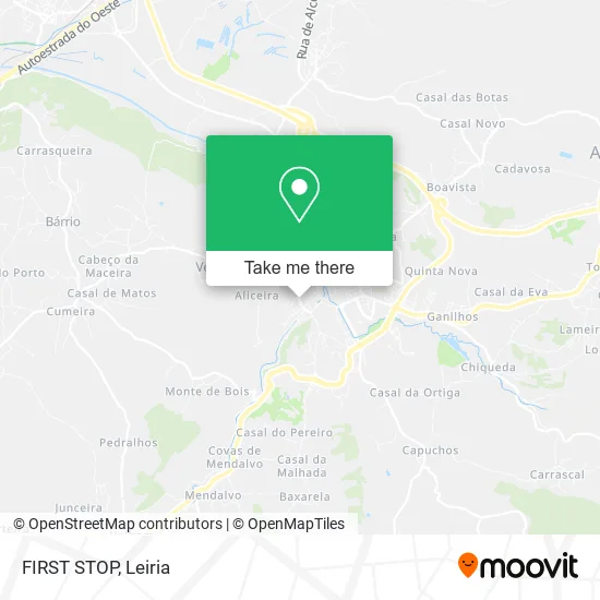 FIRST STOP map