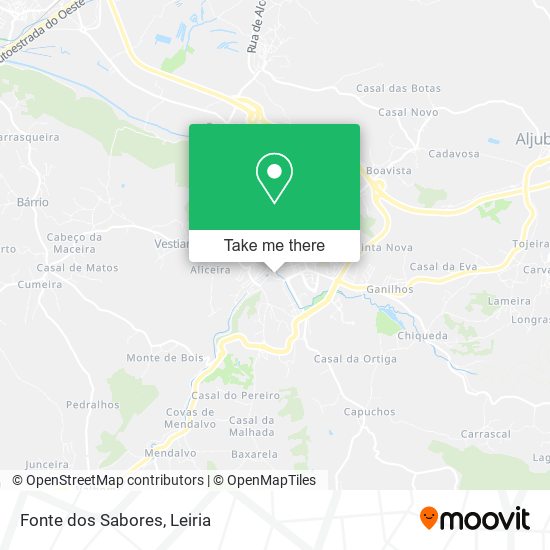 Fonte dos Sabores map