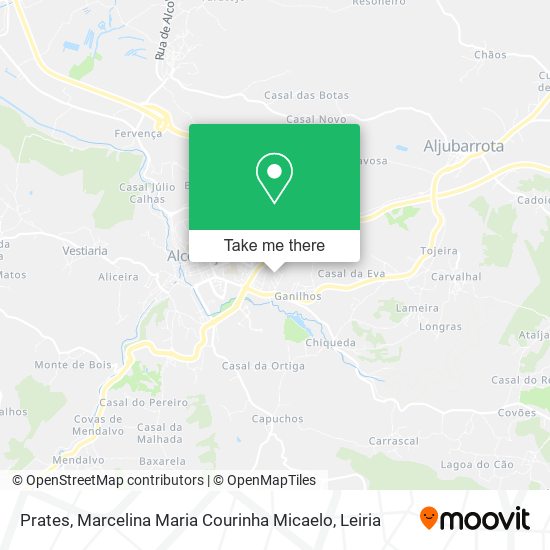 Prates, Marcelina Maria Courinha Micaelo map