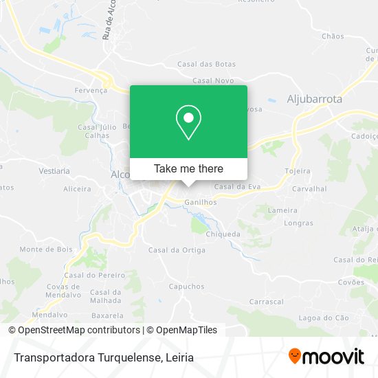 Transportadora Turquelense map