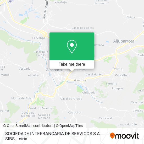 SOCIEDADE INTERBANCARIA DE SERVICOS S A SIBS mapa