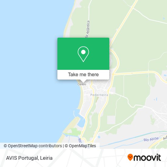 AVIS Portugal mapa