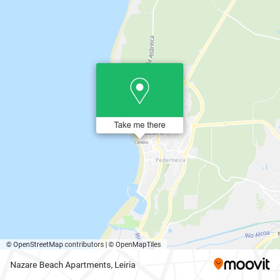 Nazare Beach Apartments mapa