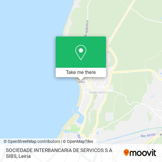 SOCIEDADE INTERBANCARIA DE SERVICOS S A SIBS map