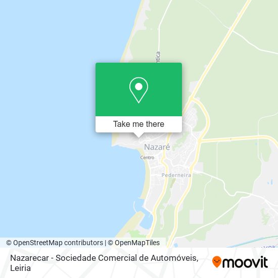 Nazarecar - Sociedade Comercial de Automóveis mapa