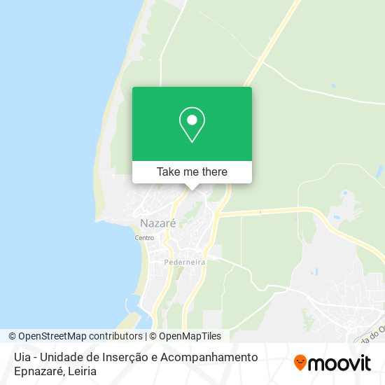 Uia - Unidade de Inserção e Acompanhamento Epnazaré mapa