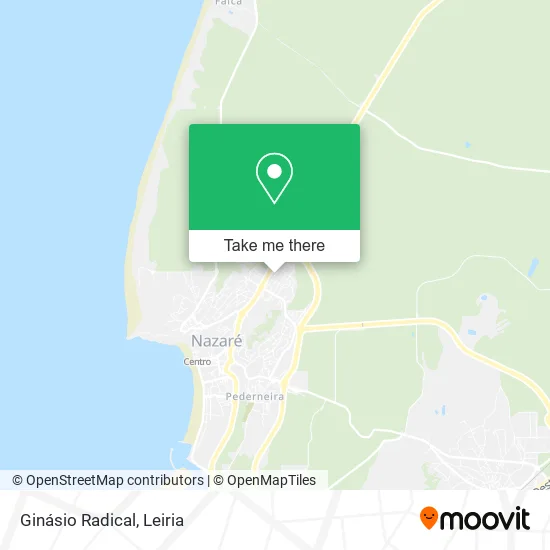 Ginásio Radical map