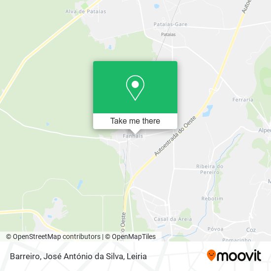 Barreiro, José António da Silva mapa