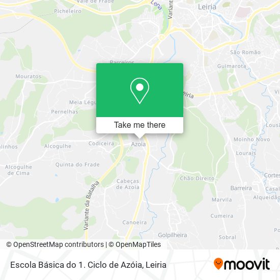 Escola Básica do 1. Ciclo de Azóia map