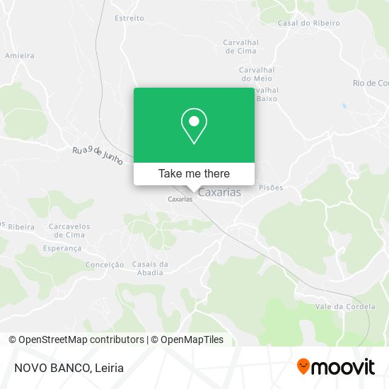 NOVO BANCO mapa