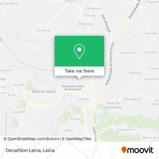 Decathlon Leiria map