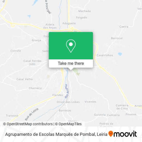 Agrupamento de Escolas Marquês de Pombal map