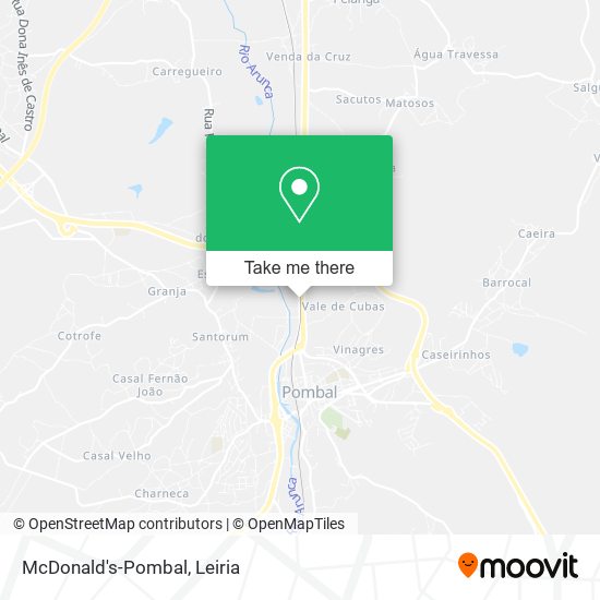 McDonald's-Pombal map