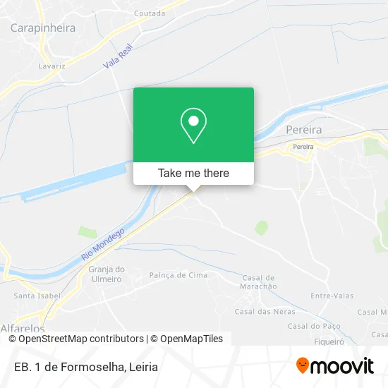 EB. 1 de Formoselha map