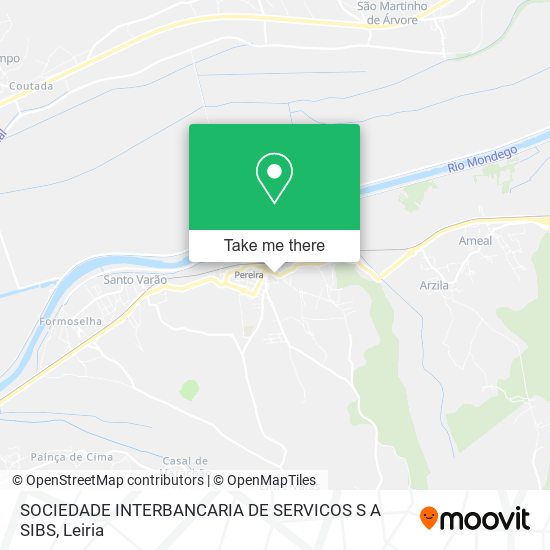 SOCIEDADE INTERBANCARIA DE SERVICOS S A SIBS mapa