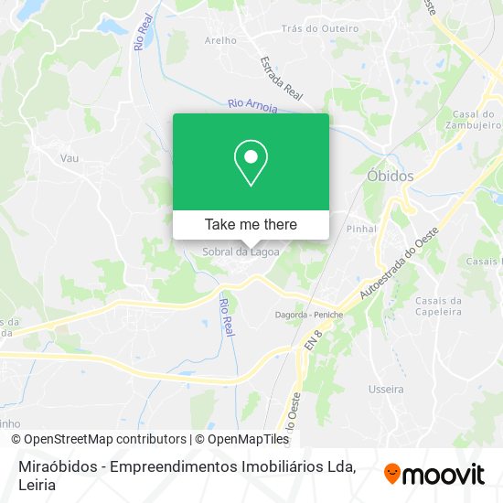 Miraóbidos - Empreendimentos Imobiliários Lda map
