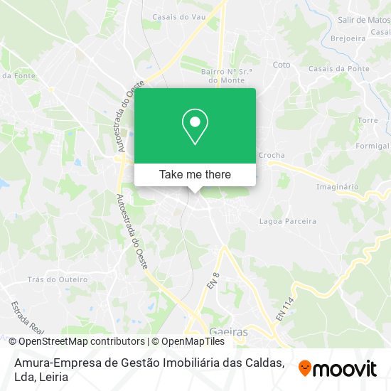 Amura-Empresa de Gestão Imobiliária das Caldas, Lda map