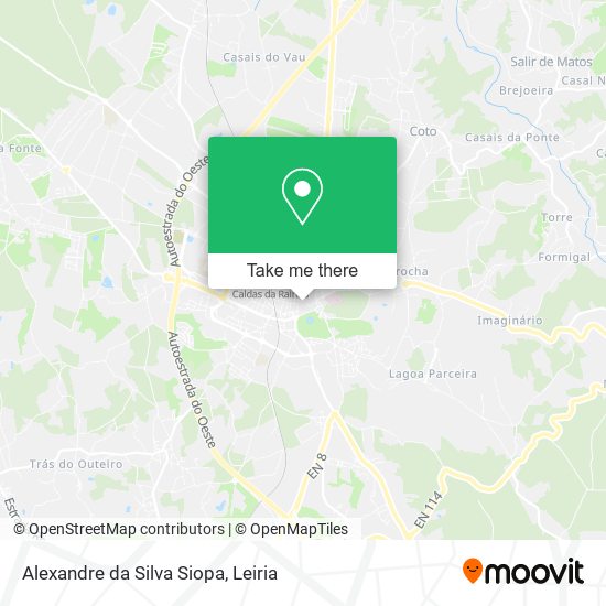Alexandre da Silva Siopa mapa