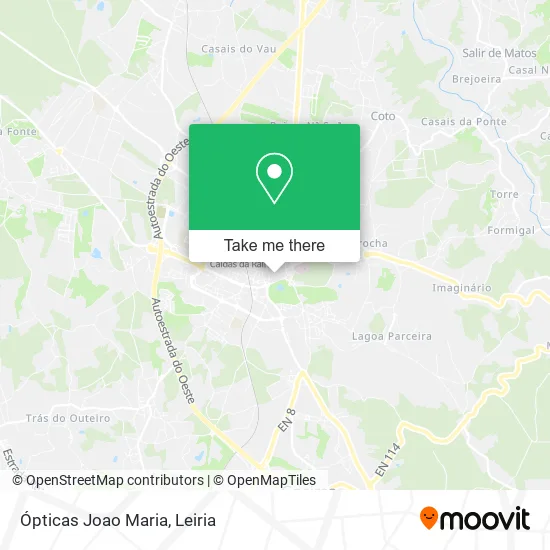 Ópticas Joao Maria map