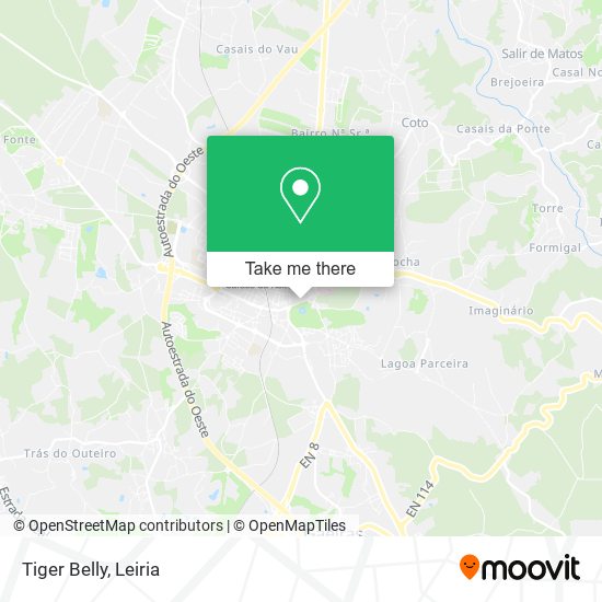 Tiger Belly mapa