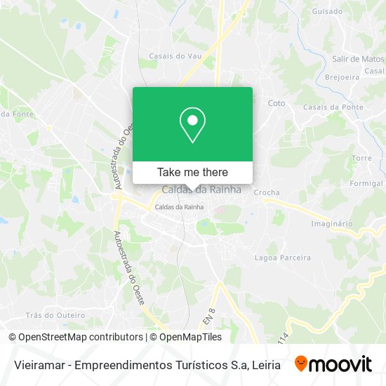 Vieiramar - Empreendimentos Turísticos S.a map
