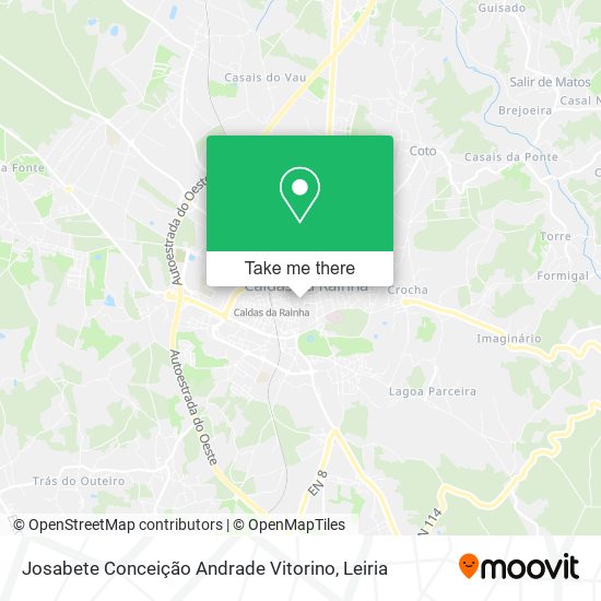 Josabete Conceição Andrade Vitorino mapa